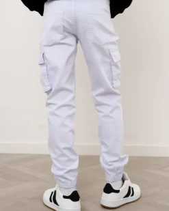Jogging jean blanc