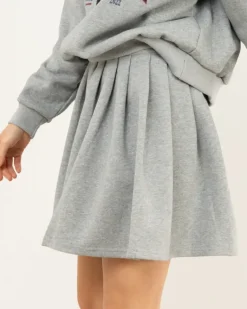 Jupe plissée coton