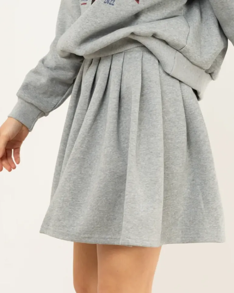 Jupe plissée coton