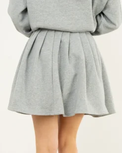 Jupe plissée coton