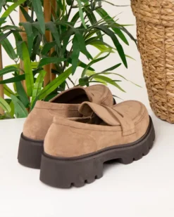 Mocassins suédine