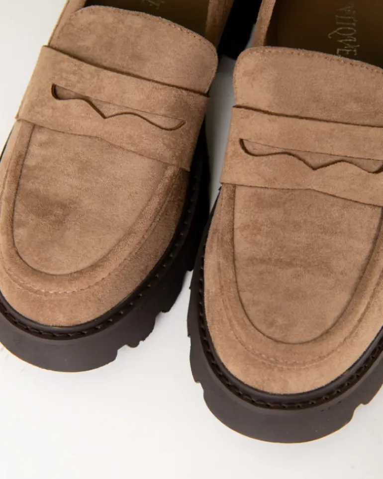 Mocassins suédine