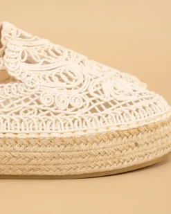 Mules broderie