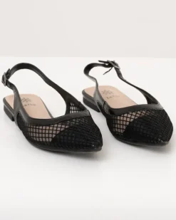 Mules pointues résille