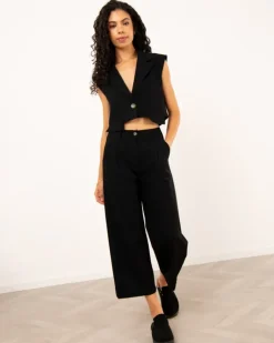 Pantalon court large