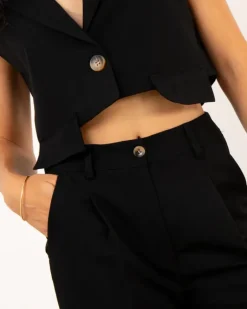 Pantalon court large