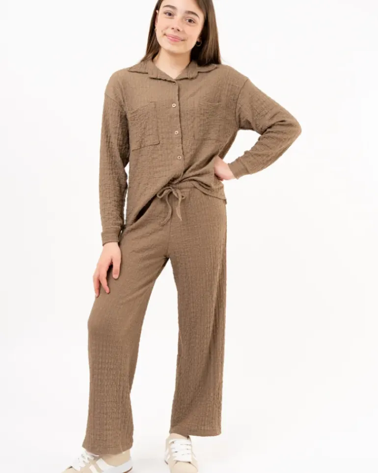 Pantalon gaufre