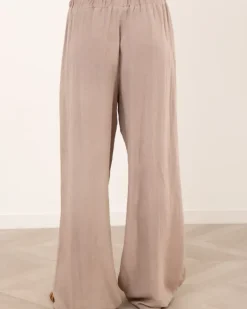 Pantalon large délavé