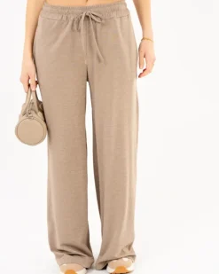 Pantalon large lurex