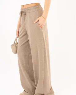 Pantalon large lurex