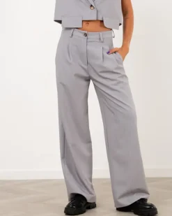 Pantalon large pinces