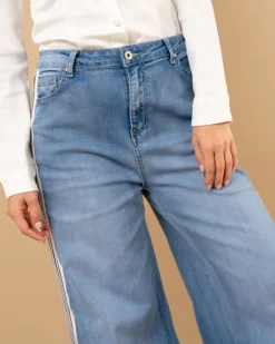 Pantalon larges bandes
