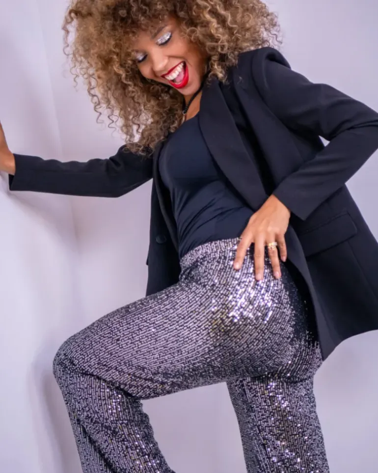 Pantalon paillettes