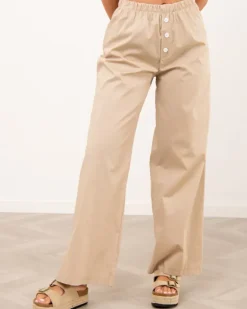 Pantalon popeline