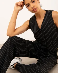 Pantalon rayé