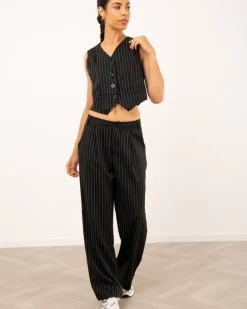 Pantalon rayé