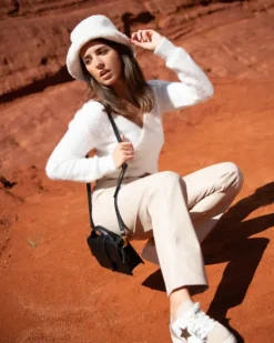 Pantalon simili