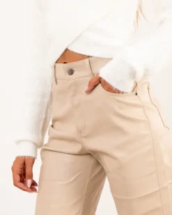 Pantalon simili