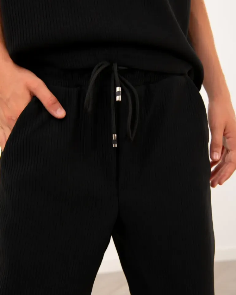 Pantalon strié