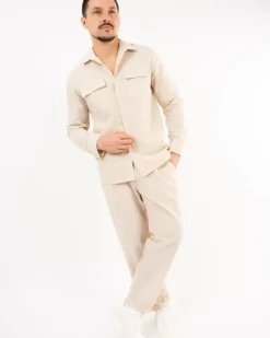 Pantalon style lin