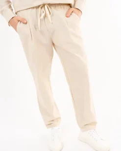 Pantalon style lin