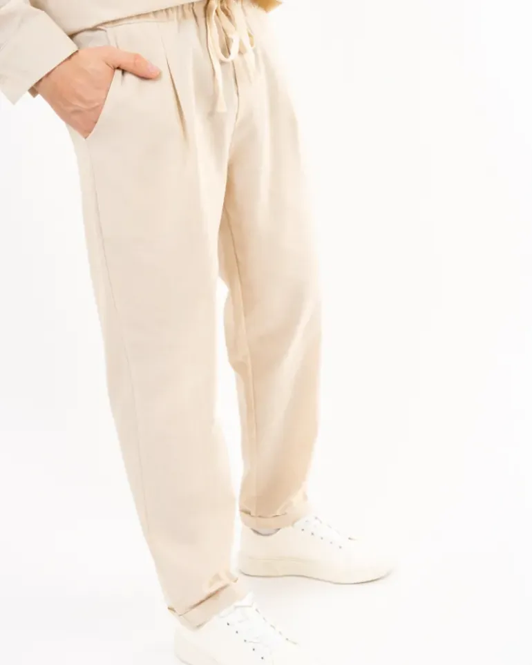Pantalon style lin
