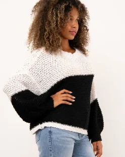Pull bicolore