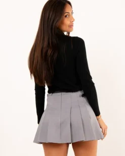 Pull col droit