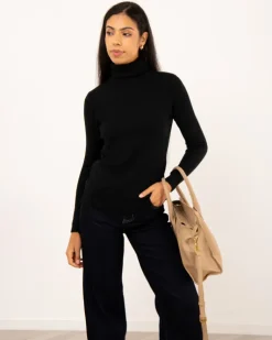 Pull col roulé épais
