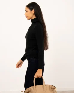 Pull col roulé épais