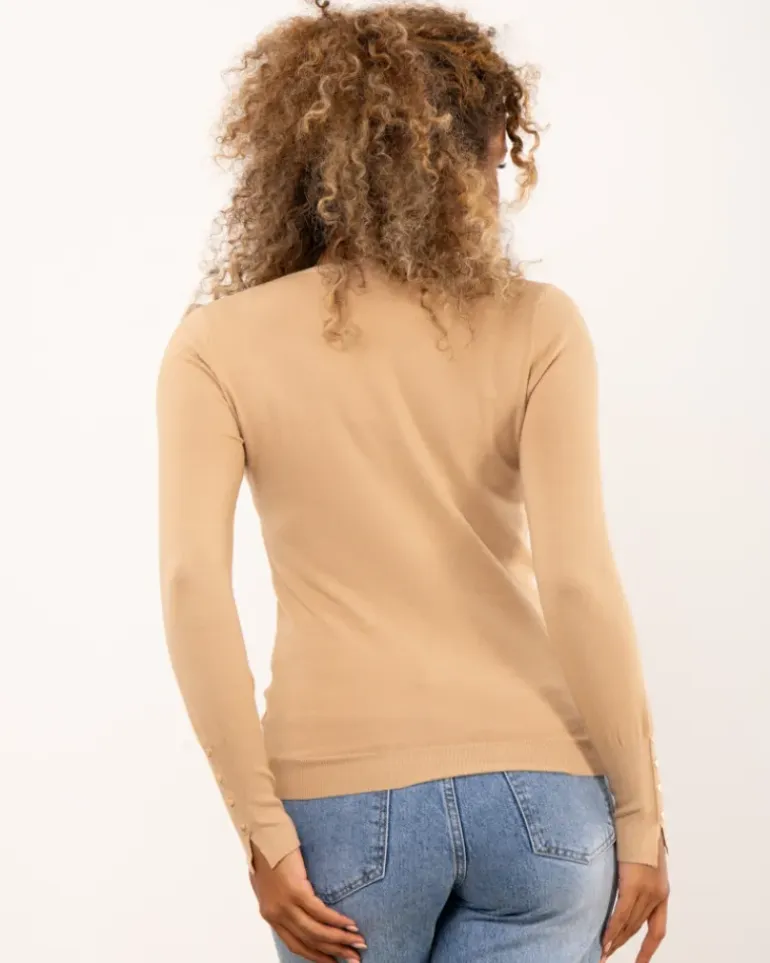 Pull col v boutons