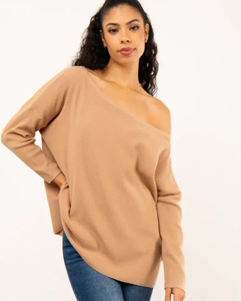 Pull stries col bateau