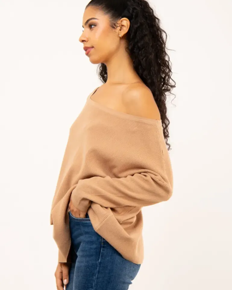 Pull stries col bateau