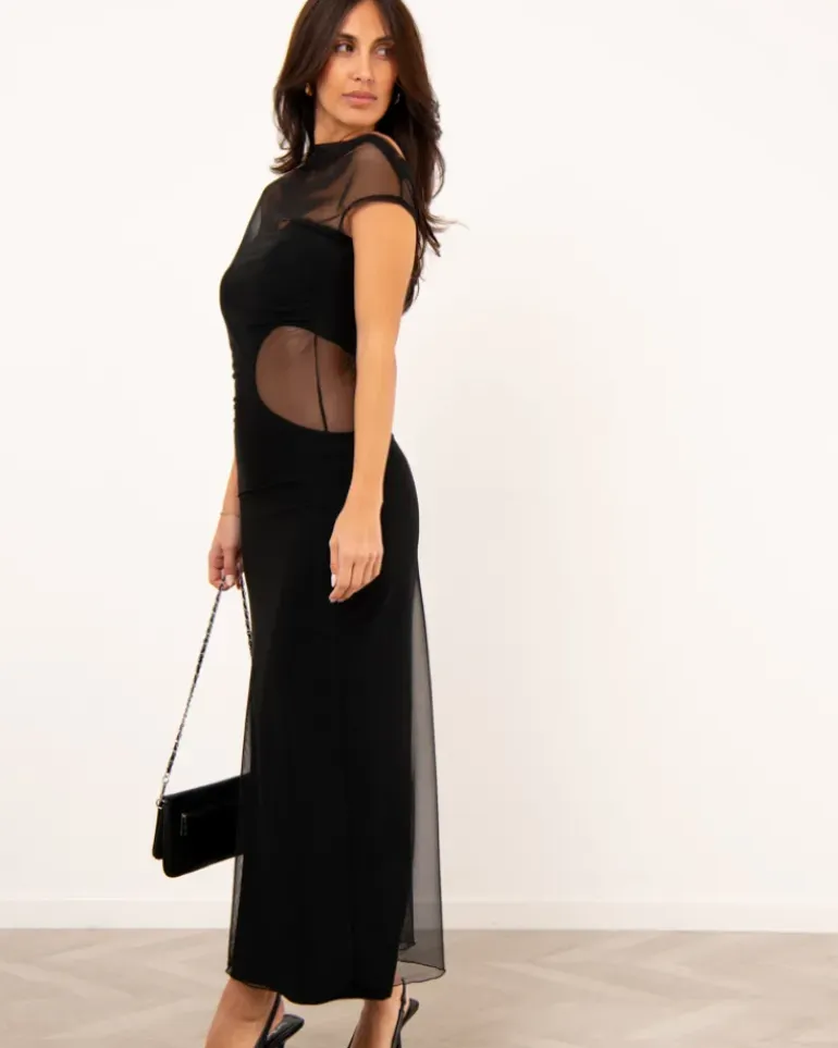 Robe double résille
