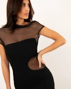 Robe double résille