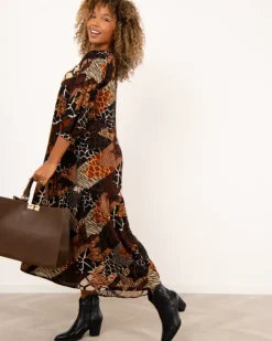 Robe v longue imprimée