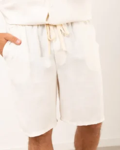 Short lin chiné