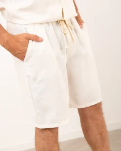 Short lin chiné