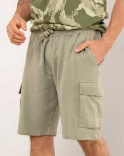 Short molleton poches