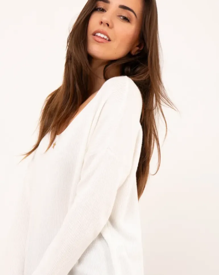 Top oversize chenille