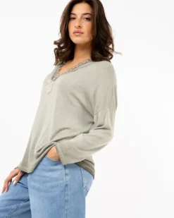 Top v dentelle