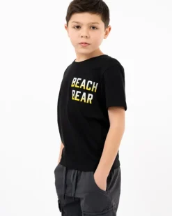 T-shirt bear beach