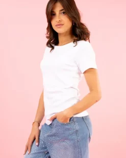 T-Shirt col large