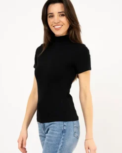 T-Shirt col montant