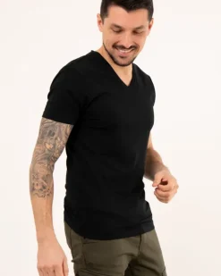 T-Shirt col v