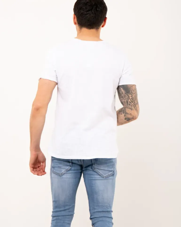 T-Shirt col v