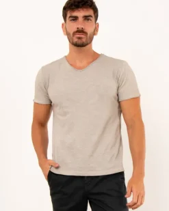 T-Shirt col v