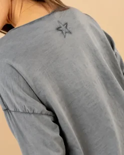 T-shirt délavé étoile