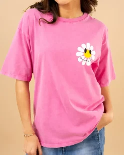 T-shirt fleur smile