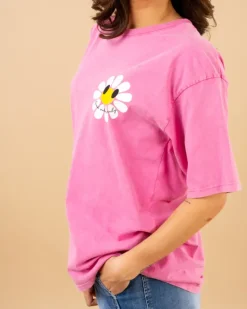 T-shirt fleur smile